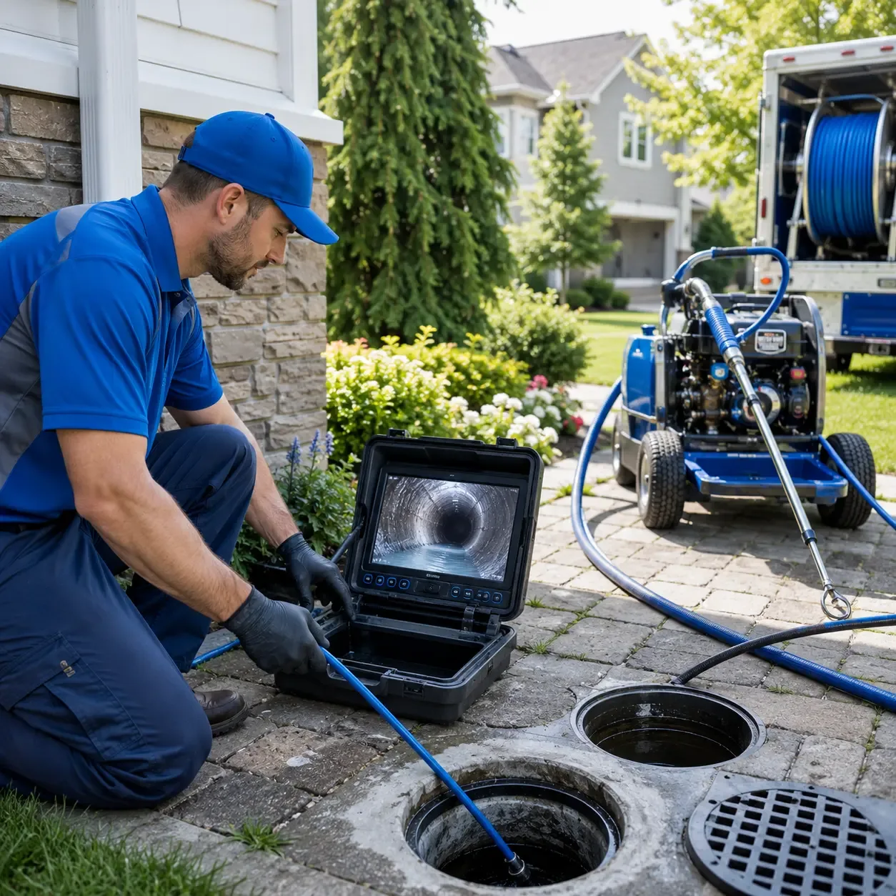 Outdoor drain cleaning professionals serving Fallston, MD