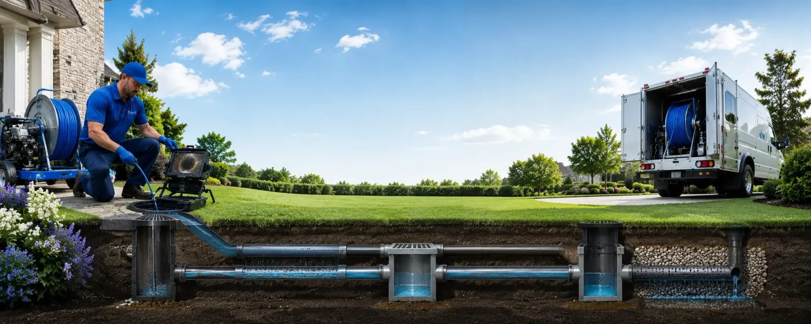 Outdoor drain cleaning information for Fallston, MD